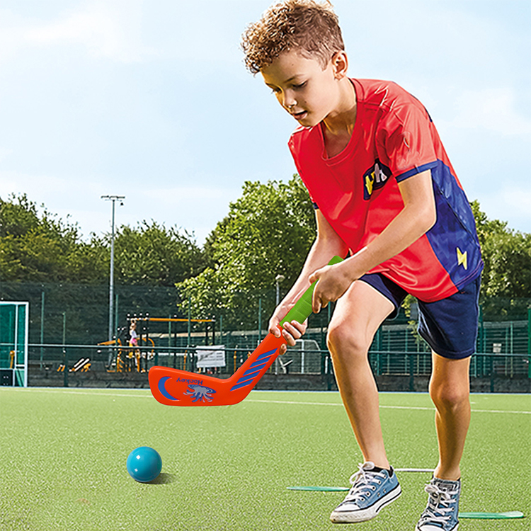 Fun Mini Hockey Sticks Game Play at the Pool