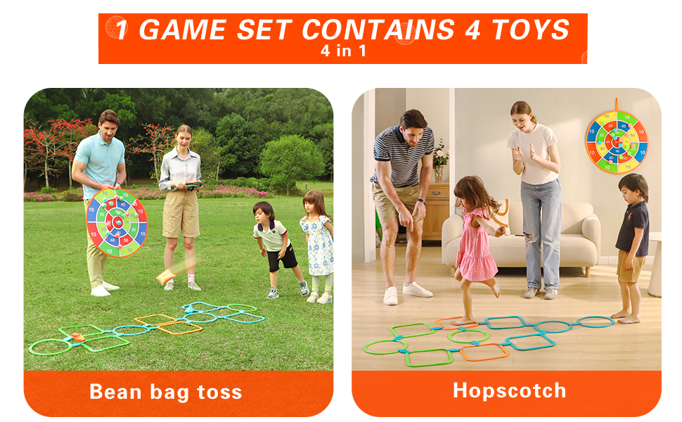 Darts   Throw and Catch   Hopscotch