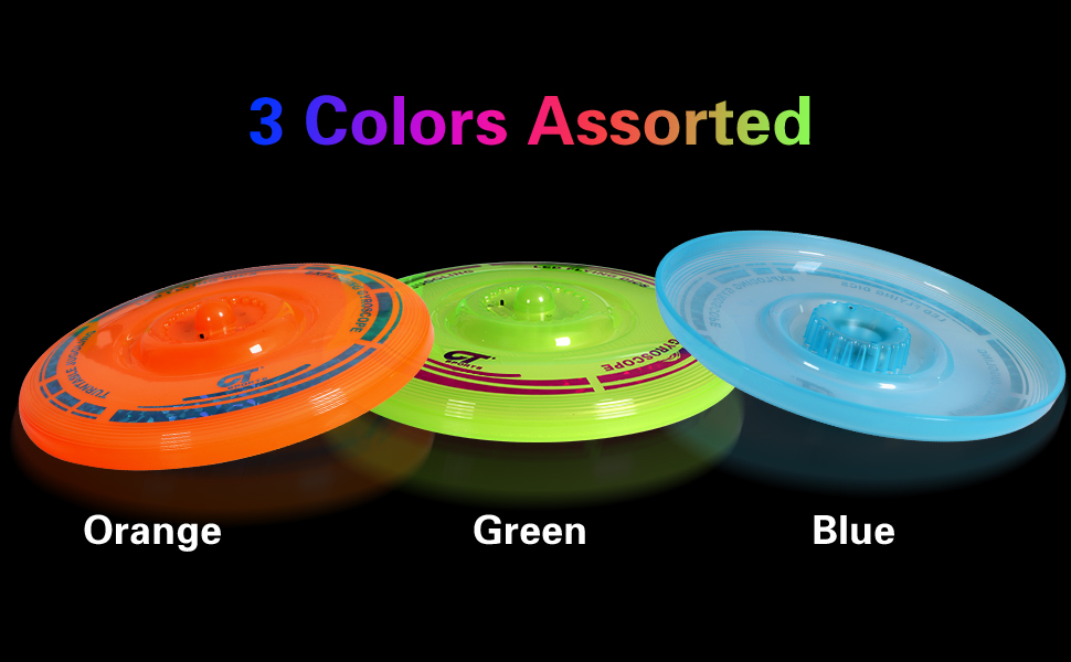 LED Frisbee sports outdoor adult and children game set three colors