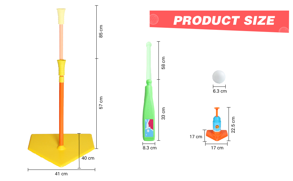 Baseball for kids, baseball launcher, batting tee, outdoor and indoor activities