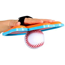 Toss and catch game with sticky ball palm, toss and catch sports game with 4 balls and racket.