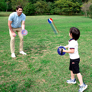 Dodgeball vest sticky jersey game, throwing soft ball with racket outdoor indoor children's toy