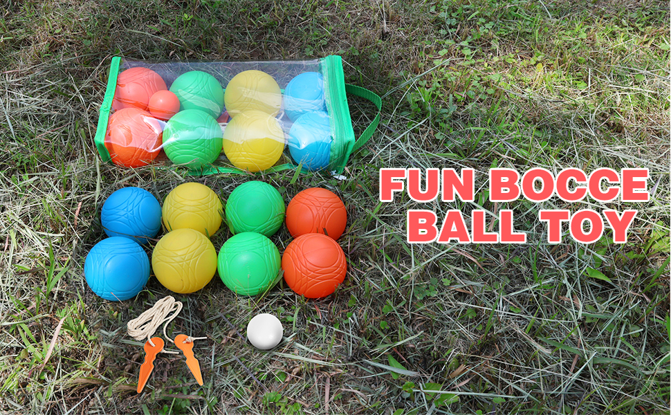 Bocce ball set for kids indoor and outdoor games