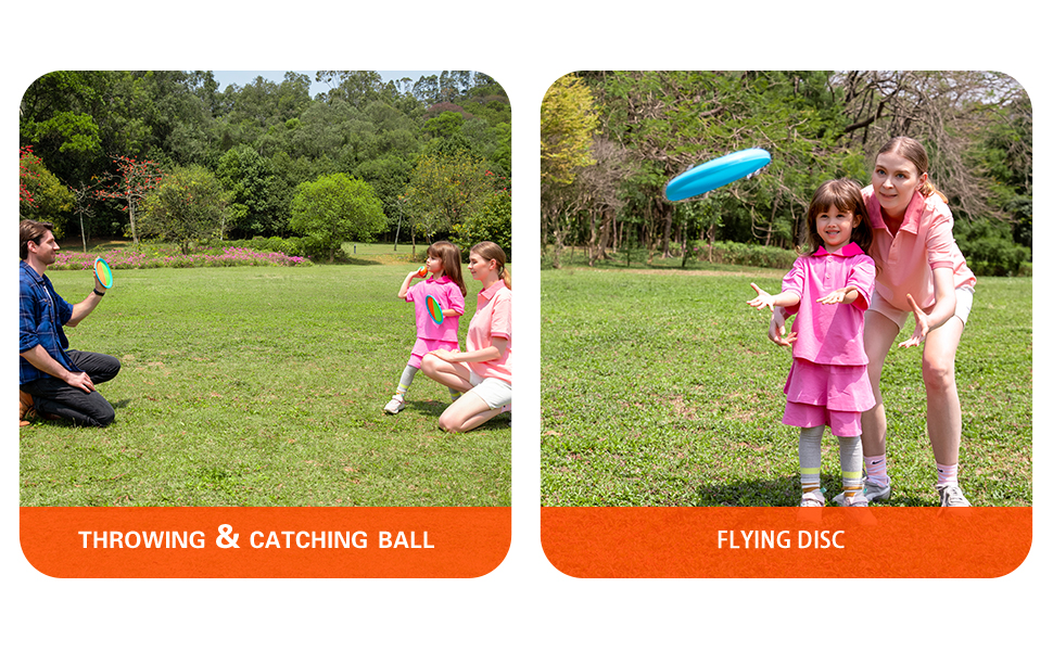 Tackle and throw, hoops and horseshoes   Flying disc   Badminton   Baseball