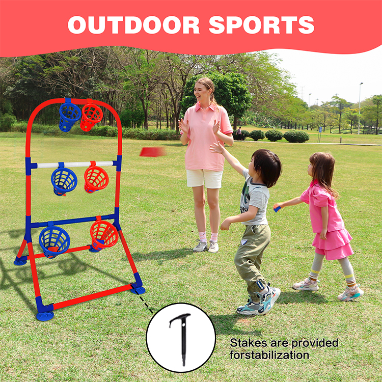 Bean bag shooting rack, indoor and outdoor, scoring game, ball throwing game