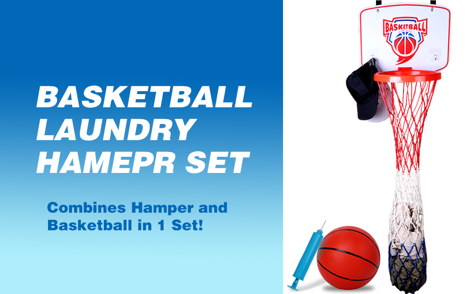 basketball stand bucket laundry basket