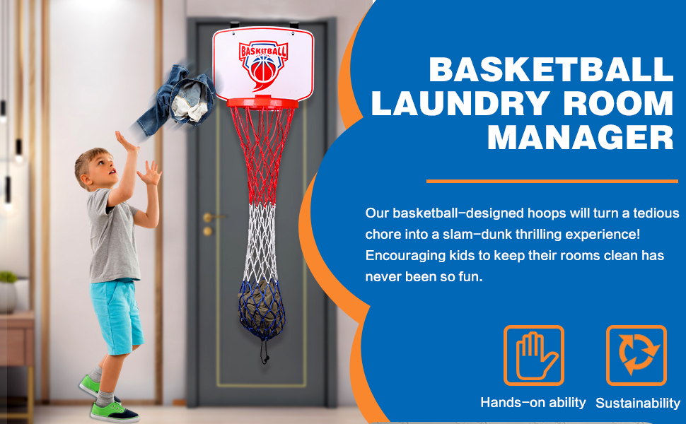 basketball stand bucket laundry basket