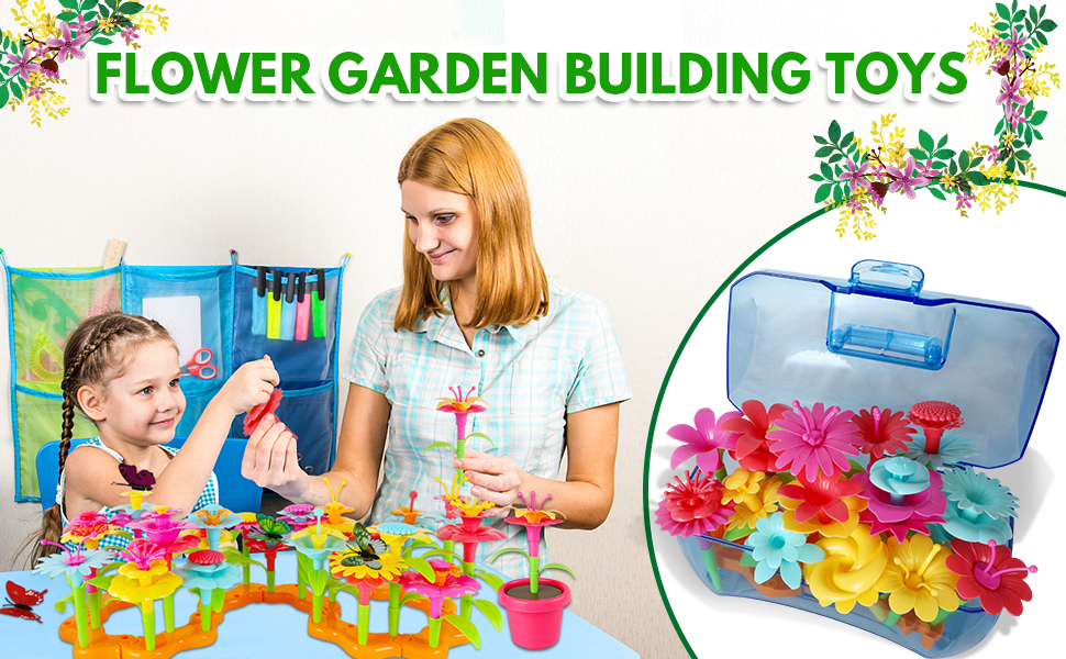 FLOWER GARDEN BUILDING TOYS