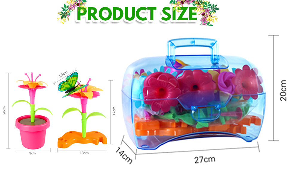 FLOWER GARDEN BUILDING TOYS