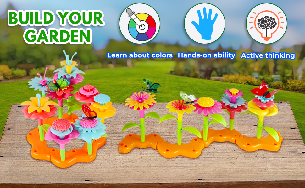 FLOWER GARDEN BUILDING TOYS