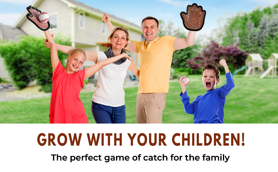 Sticky ball toss and catch game with 2 ball toss and catch sports game.