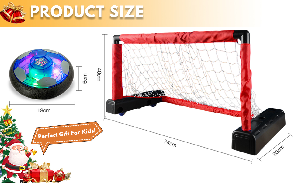 Air powered football, mobile goal, children's training game, cultivate interest, indoor and outdoor.