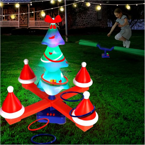 Christmas Tree Ring Toss Game for Kids