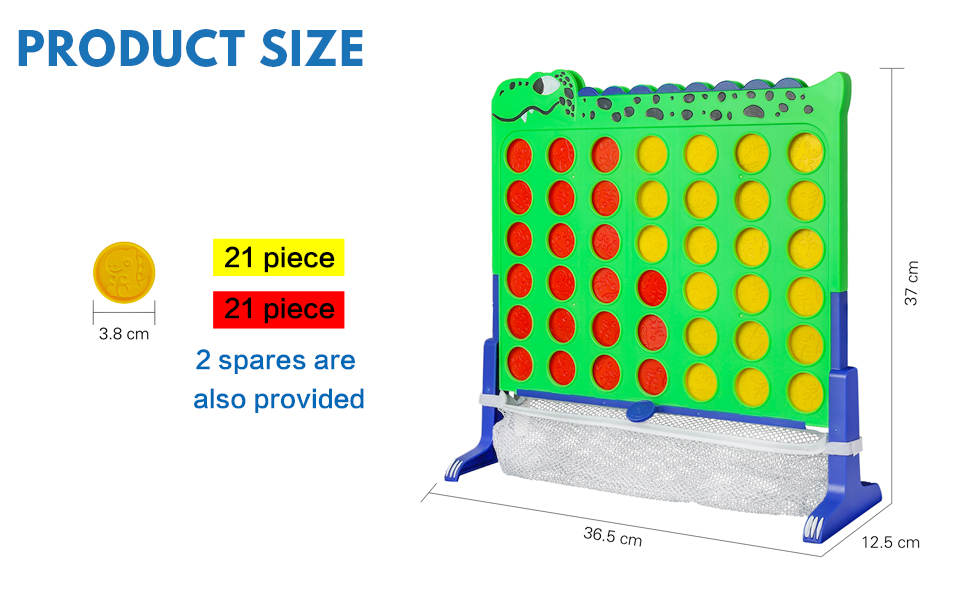 Connect 4 Kids 4-row connected playhouse for indoor and outdoor use