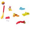 2 colorful golf clubs indoor outdoor sports toy set