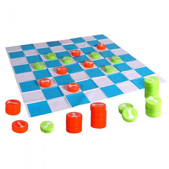 Children's chess game set indoor and outdoor giant chess board