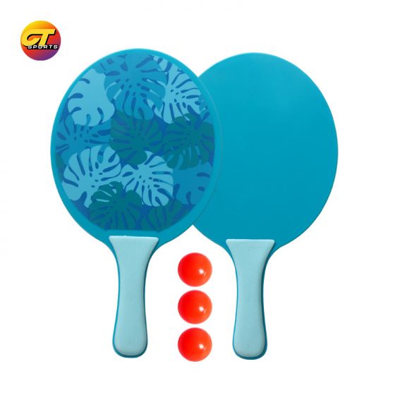 High quality racket beach tennis wooden beach paddle kids toys