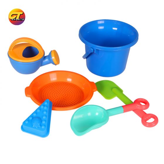 Beach toy set, bucket sieve, spoon, beach bucket, watering can, etc.