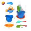 Beach toy set, bucket sieve, spoon, beach bucket, watering can, etc.