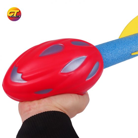 Outdoor pu ball rocket toy kids missile throwing toy beach