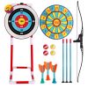 Children's bow and arrow archery toy set standing target outdoor toys