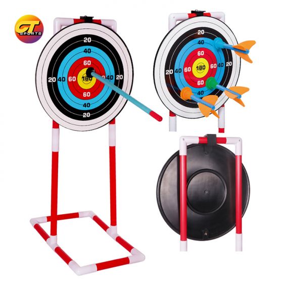 Children's bow and arrow archery toy set standing target outdoor toys