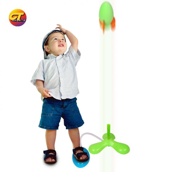 Foam Rockets and Sturdy Launcher Stand, Outdoor Kids Toys