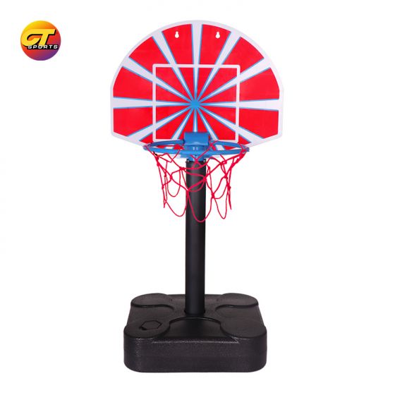 Children's home indoor adjustable mobile basketball stand