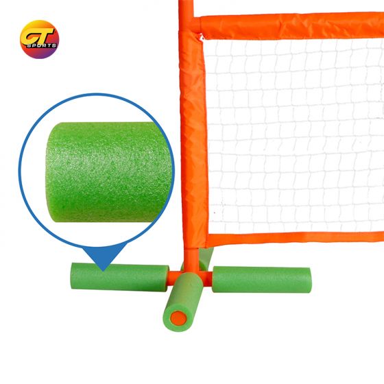 Water Quad Net Volleyball + Ring Toss Game Set for Kids and Family