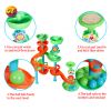 Multi-layer rolling rotating ball tower, beach sand toy set