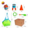 Beach toys, cone buckets, ring throwing children's toys