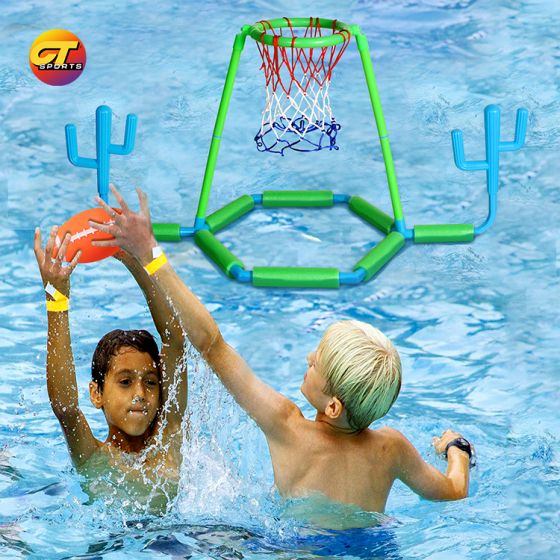 Water basketball, water ring throwing game