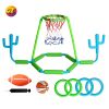 Water basketball, water ring throwing game