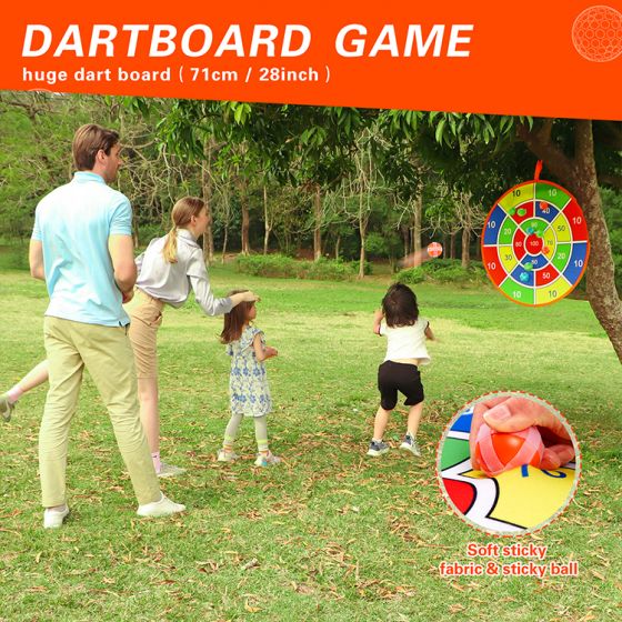 Darts + Throw and Catch + Hopscotch