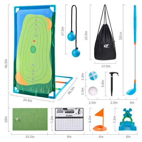 Golf Knife Game + Ladder Throwing Game + Golf Training Toy