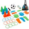 sports set football+throwing ring+Bean Bag+hand and foot Floor Game