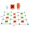 Bean Bag Bottle Throwing Game + Tic-Tac-Toe Throwing Game Set