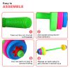 Children's barbells, adjustable barbell toys filled with sand or water