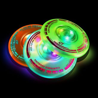 LED Flying disc  sports outdoor adult and children game set three colors