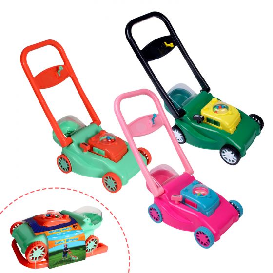 Lawnmower toys for kids, for men and women (pink, green and green)