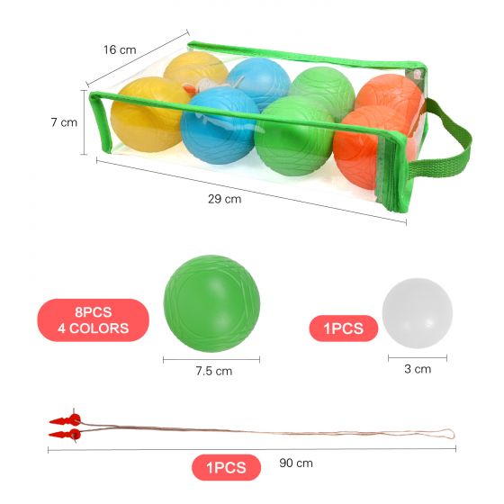 Bocce ball set for kids indoor and outdoor games