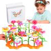 Toddler Toys DIY Flower Stacking Toys, Garden Building Toys