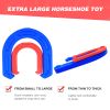 Outdoor and indoor plastic giant horseshoe set toys, fun for adults and children