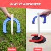 Outdoor and indoor plastic giant horseshoe set toys, fun for adults and children