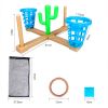 Children's circle, bean bag, throwing game, cactus set, indoor and outdoor