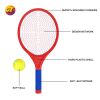 Children's tennis rackets, outdoor sports, 3 tennis balls and a pair of rackets