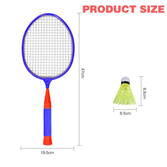 Children's badminton rackets, outdoor sports, 3 balls and a pair of rackets