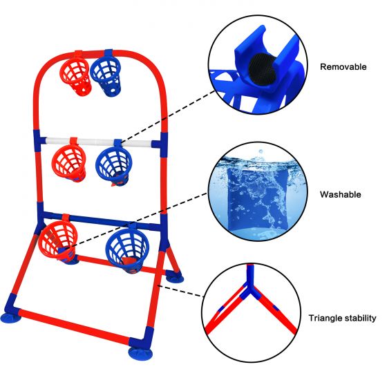 Bean bag shooting rack, indoor and outdoor, scoring game, ball throwing game