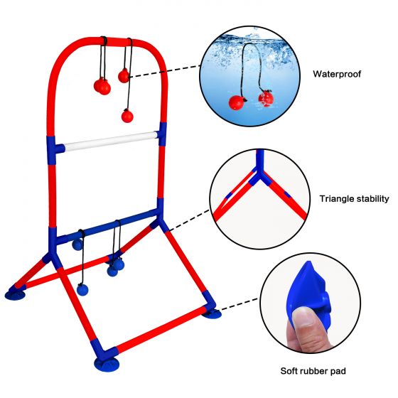 Ball throwing rack, indoor and outdoor, scoring game, ball throwing game