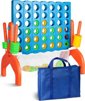 Giant Connect 4 children's 4-row connected play room indoor and outdoor